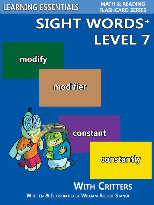 Title details for Sight Words Plus Level 7 by William Robert Stanek - Available